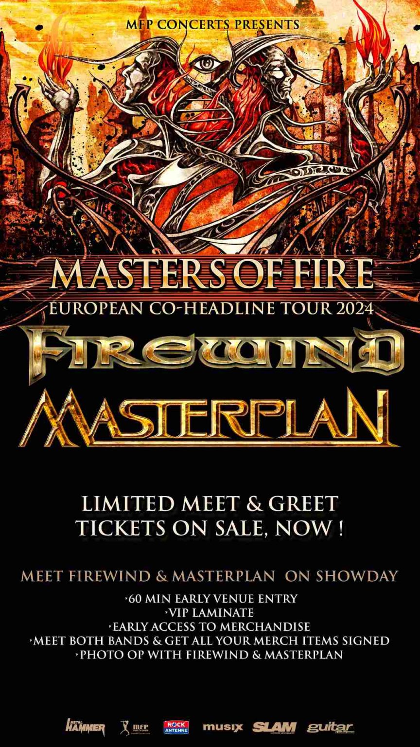 FIREWIND & MASTERPLAN Masters of Fire Tour 2024 I Matrix Bochum